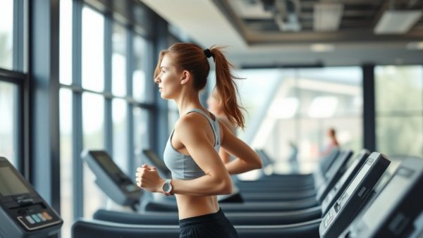 Woman exercising on treadmill in gym - How Cardio Helps With Weight Loss