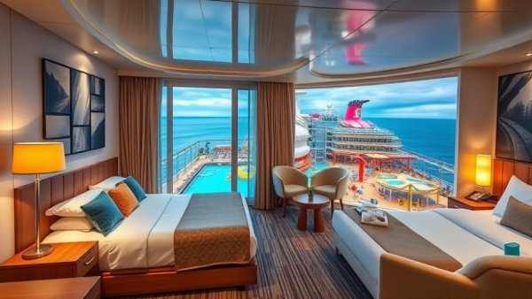 Legend of the Seas cabin and ship amenities overview.