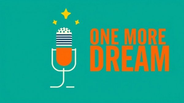 One More Dream music campaign stylized logo with microphone and star.