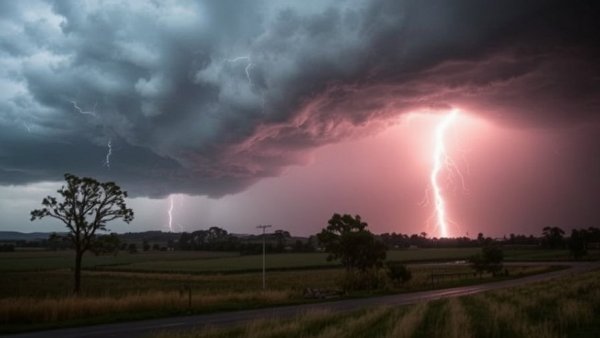 Thunderstorms sweep North Island and a tornado rips through rural Waikato