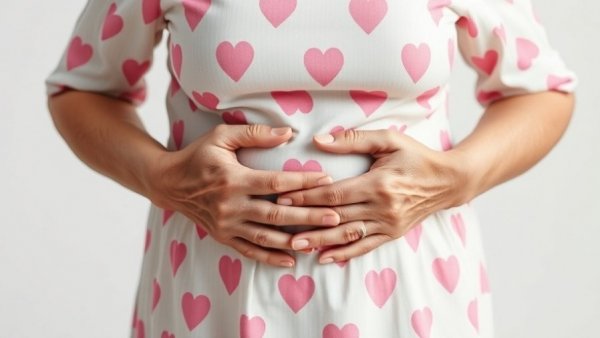 Elderly person showing discomfort in abdomen area, UTI prevalence in seniors.