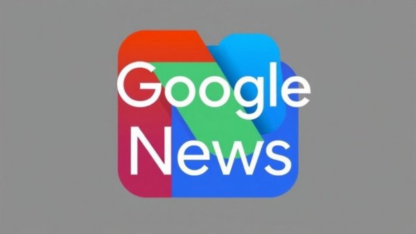 Google News logo with vibrant colors and sleek design.