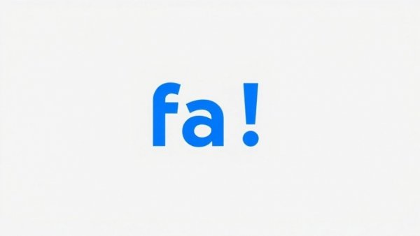 Simple blue 'fa!' logo on gray background, related to atrial fibrillation and heart failure