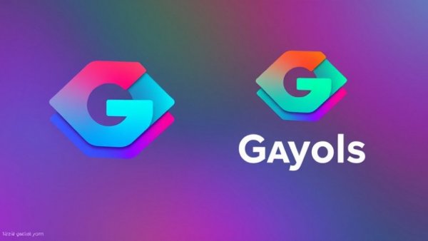 Digital logo of news app with colorful card layers.