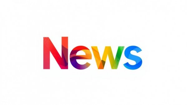 Colorful Google News logo, vibrant and abstract design.