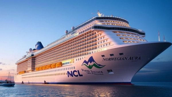 NCL’s biggest ship ever Norwegian Aura floated out