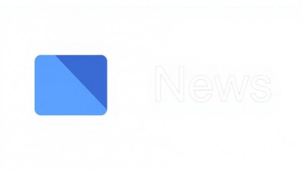 Google News logo digital design with vibrant colors