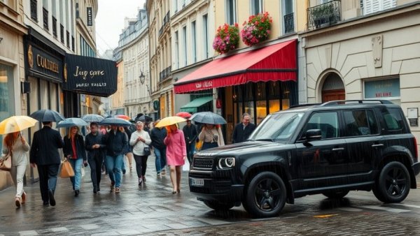 Charming Paris street showcasing rideshare safety tips for women over 50.