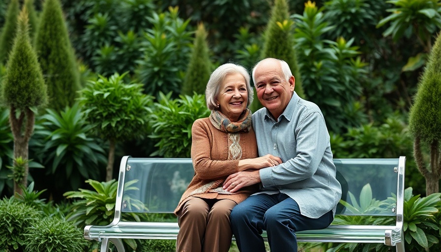 Twelve Lessons from Twelve Years of Travel: Smiling older couple in garden.