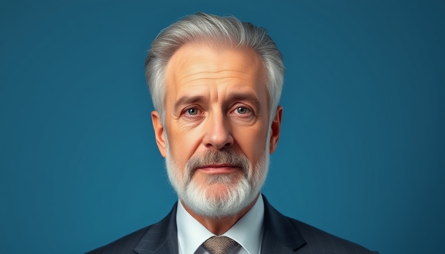 Portrait of distinguished man in suit, Mike Inman Cruise Industry.
