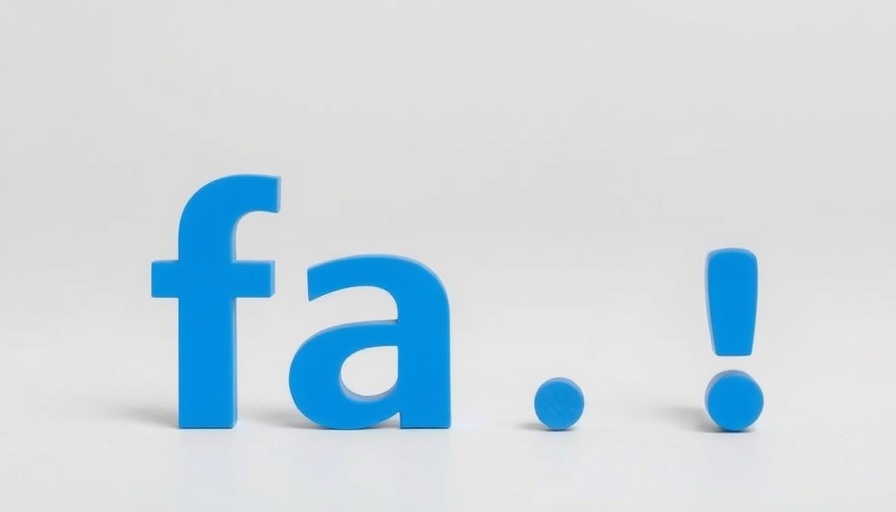 Bold blue 'fa!' on a light gray background.
