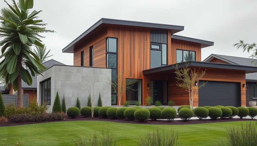 Modern suburban house, Appraisal vs Property Valuation illustration.