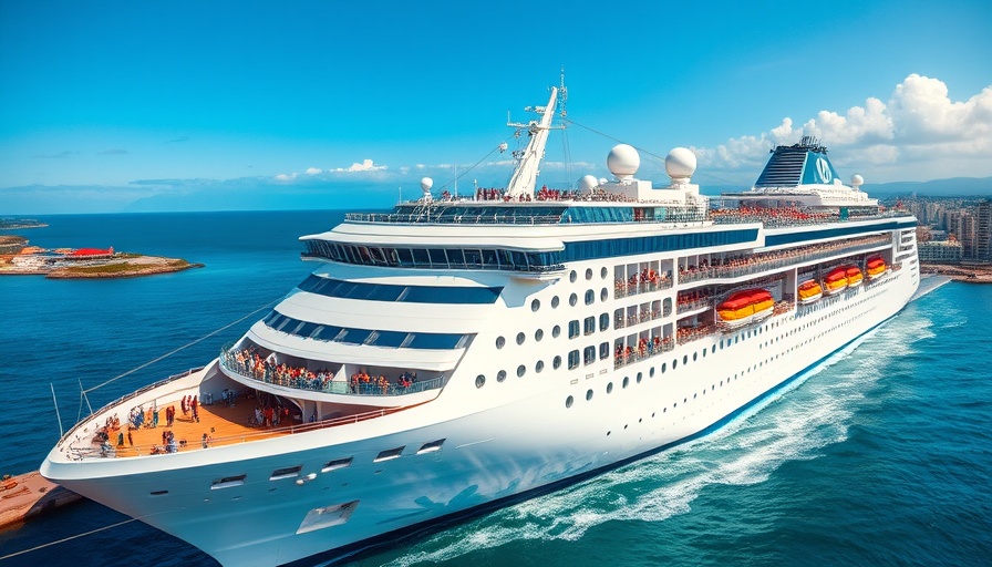 Majestic Star of the Seas cruise ship docked at harbor.