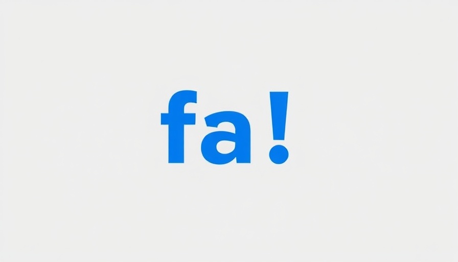 Bold blue 'fa!' text on gray background
