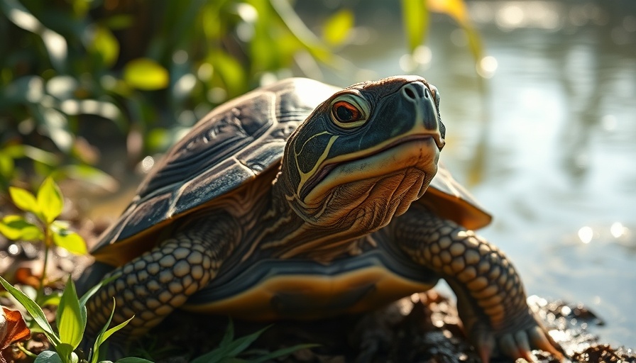 Illustration of long-lived turtle's cancer resistance