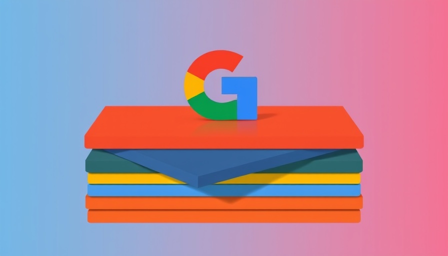 Google News logo with colorful layered cards.