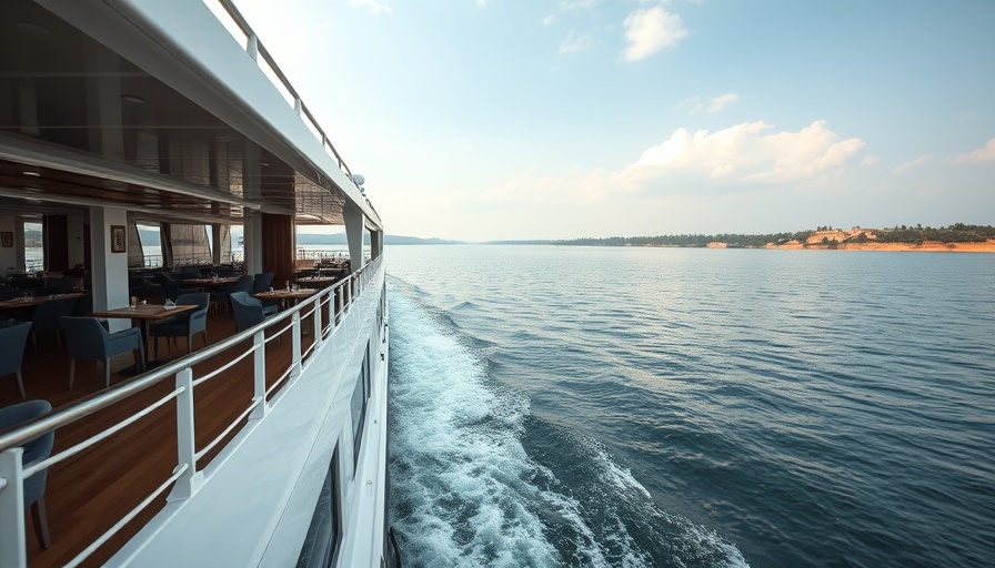 Luxurious Sonesta Dahabeya Amirat II Nile cruise boat on calm water.