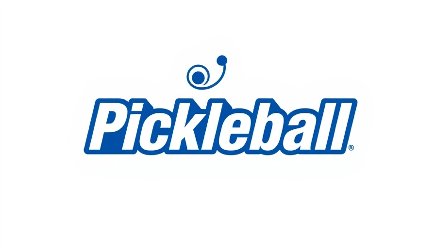 Chess Strategies for Pickleball logo design, minimalistic blue theme.