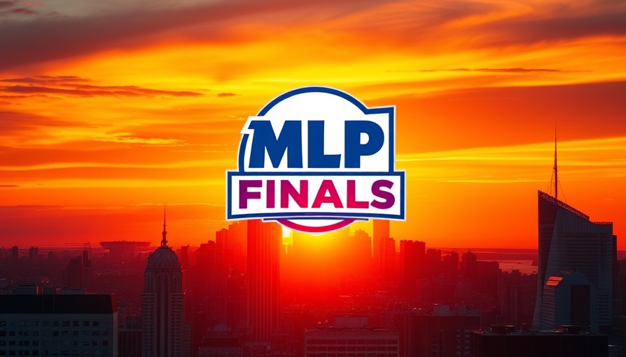 MLP Finals Preview logo against New York City sunset skyline.