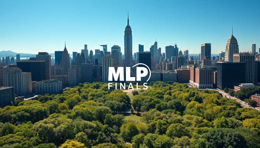 DoorDash MLP Finals logo over New York City skyline.