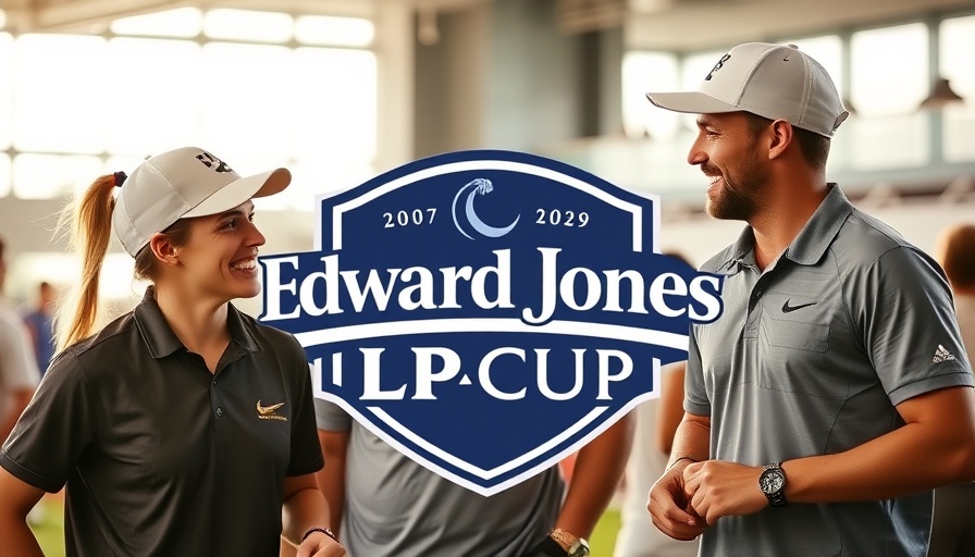 Edward Jones MLP Cup schedule promotion featuring athletes in discussion.