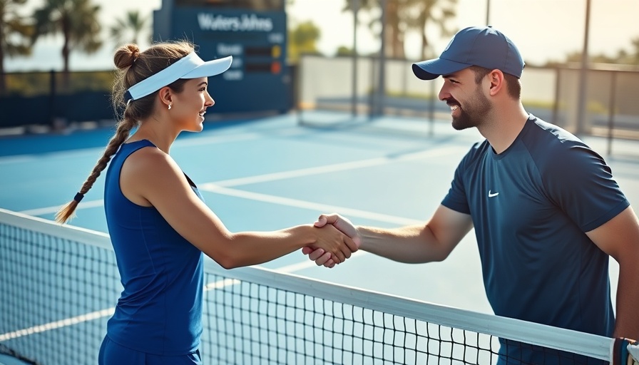 Virginia Beach Cup Draw 2025: Two tennis players shaking hands on court.