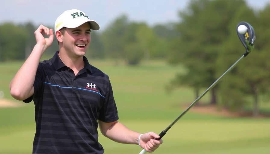 Walsh Jesuit's Kale Zurakowski reacts to advancing to state boys golf via playoff hole