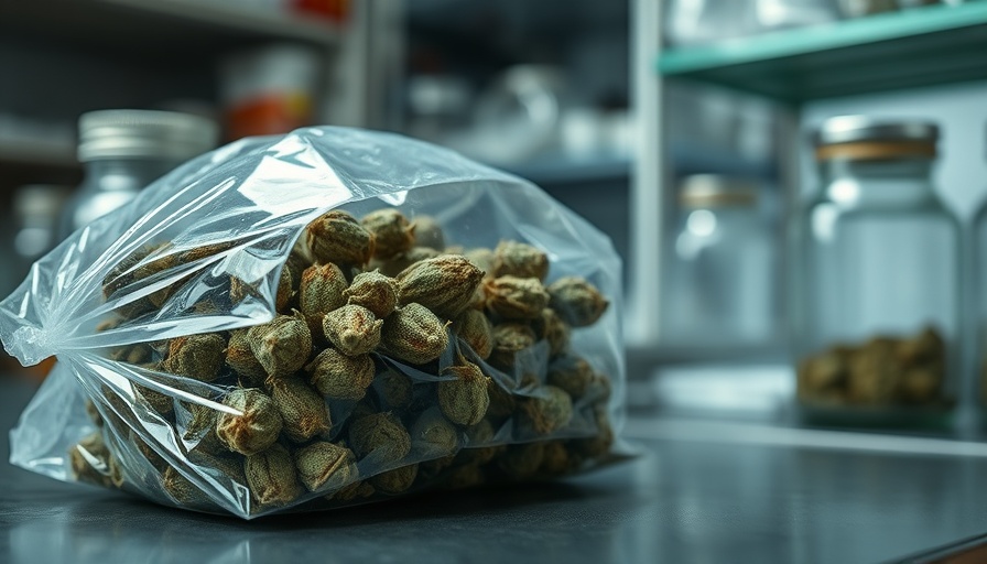 Hemp buds in a lab setting related to Ohio hemp products regulation under 21.