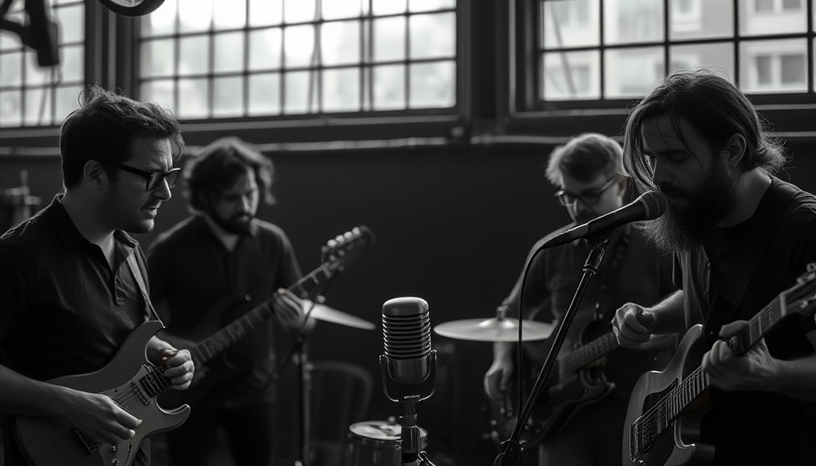 Dark Water Rebellion concert preparation in Cleveland studio.