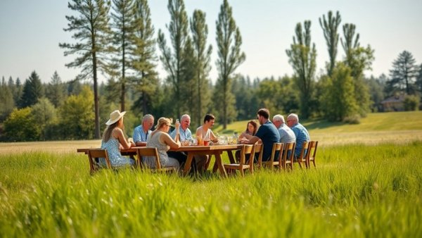 Spice Catering Winter Supper Club with guests dining outdoors