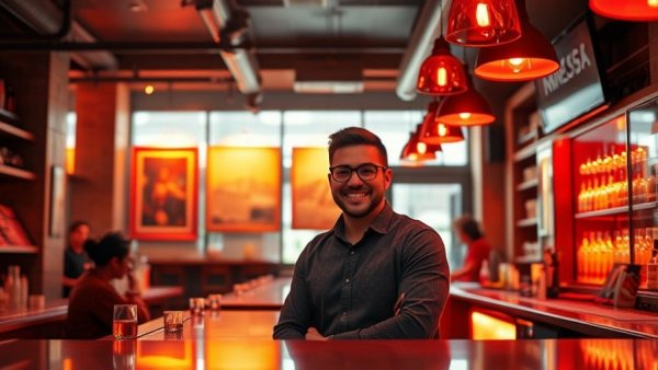 Edison's Pizza Kitchen with modern bar interior returns to Tremont.