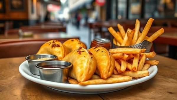 New dining spot serving fries and empanadas in Cleveland, 2026.