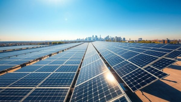 Solar panels on rooftop highlighting Ohio renewable energy referendum.