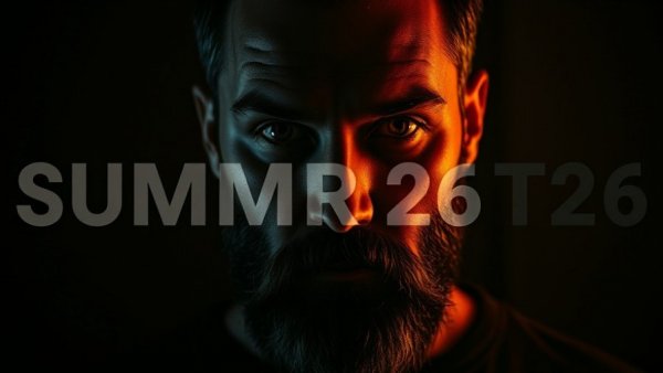 Corry Michaels tour poster with dramatic portrait and tour dates.