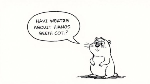 Cuyahoga Falls local cartoon featuring a witty groundhog prediction.