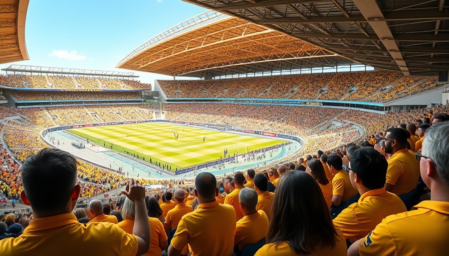 Immersive sports venue with fans engaging in a live event.