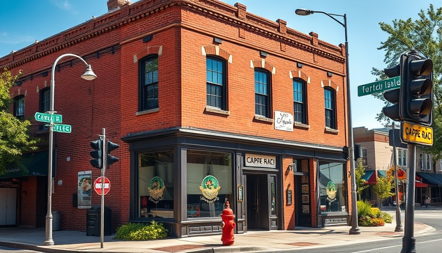 Carpe Raci Brecksville Closure at historic building, street view.