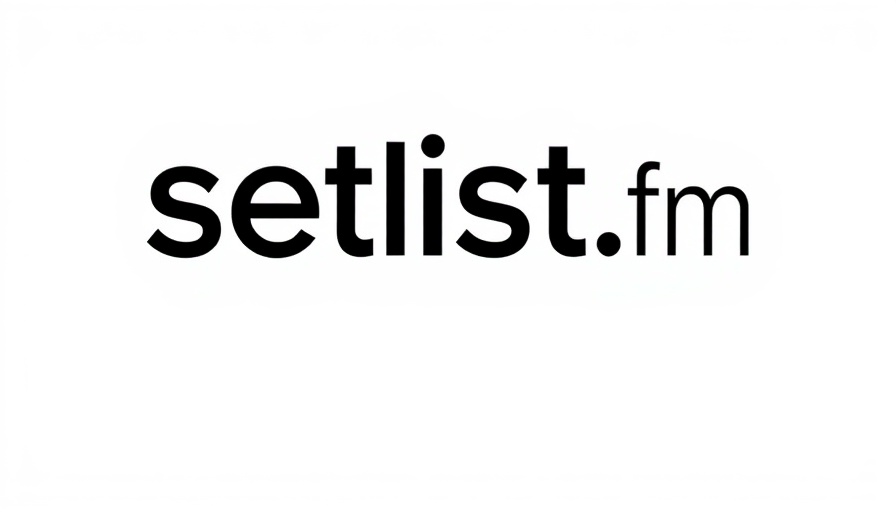 Sleek setlist.fm logo in black and lime green.