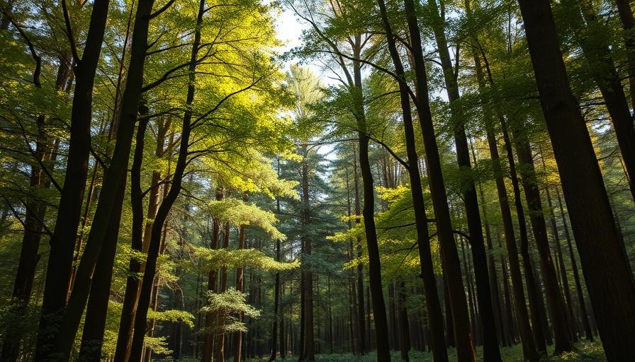 Medina County Park District conservation efforts in lush forest.
