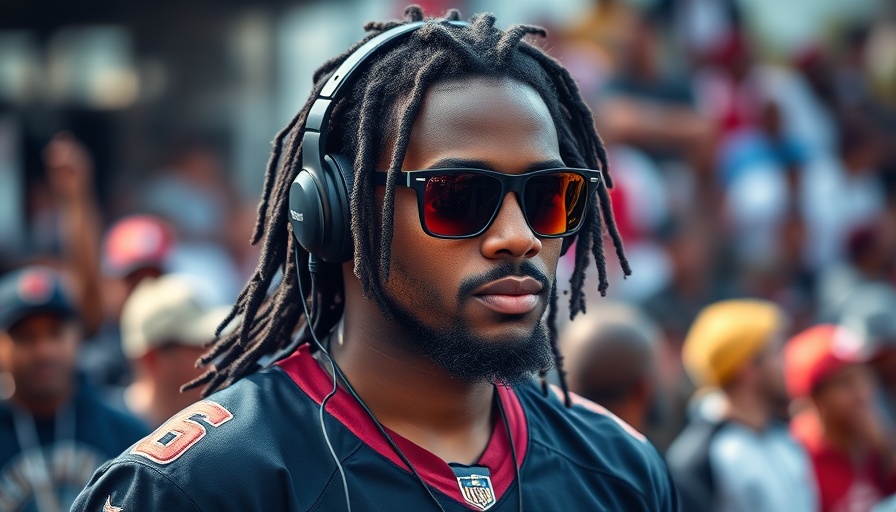 Lil Wayne wearing sunglasses and headphones at an event