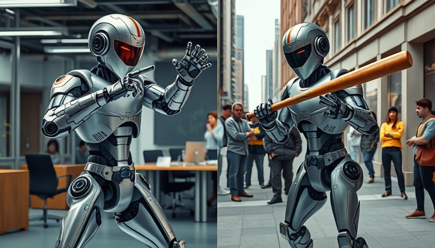 Detroit tech startups showcase humanoid robots in action, both indoors and outdoors.