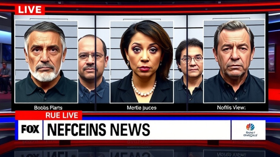 Detroit local news graphic with mugshots and live reporting.