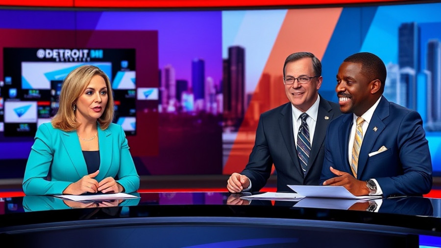 News anchors discuss final Detroit mayoral election push on live TV.
