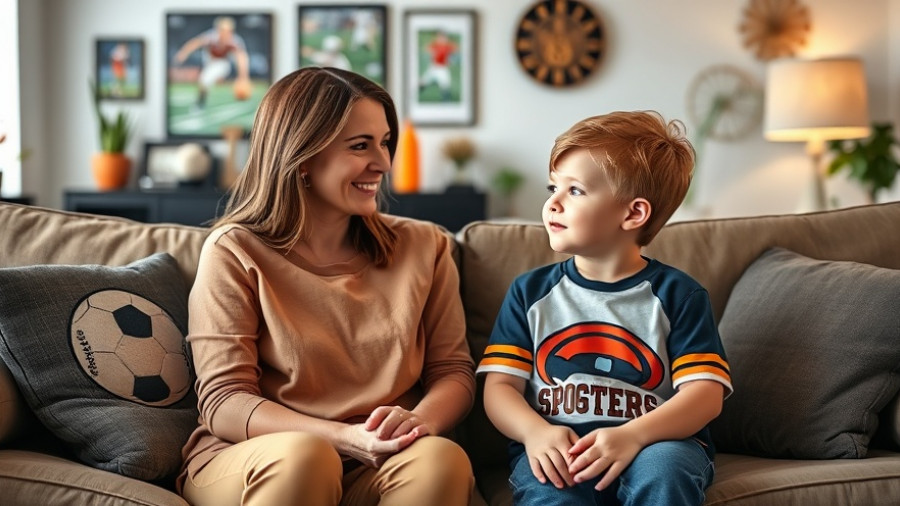 Interview scene with woman and child discussing Detroit local news.