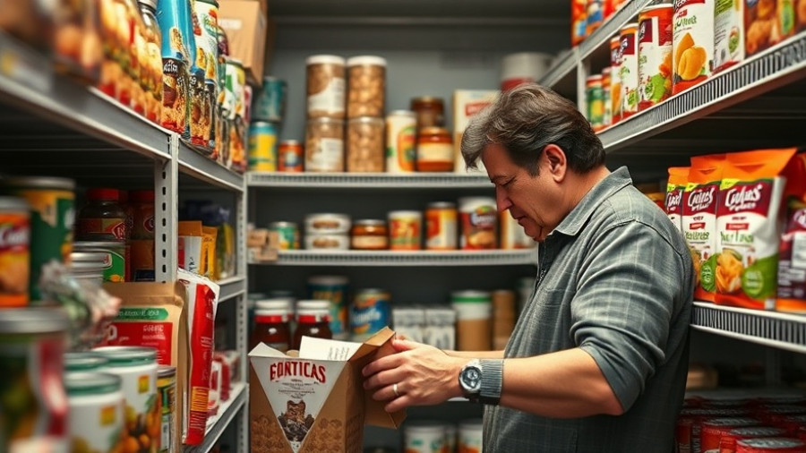 Food pantry staff organize shelves, SNAP benefits food aid Michigan.