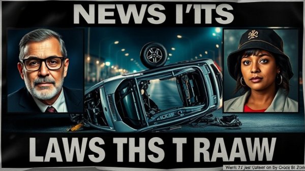 Michigan public safety highlighted in dramatic news image with bold headline.