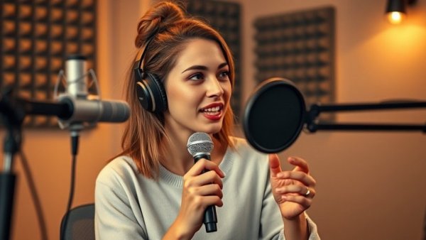 Podcast discussion with young woman speaking passionately, not related to Detroit dance performances.