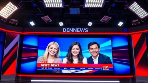 Michigan public safety news broadcast on display