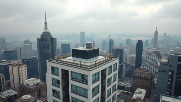 DTE building with headline overlay on Detroit local news.