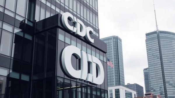 CDC hepatitis B vaccine recommendations for infants: CDC office building with logo.